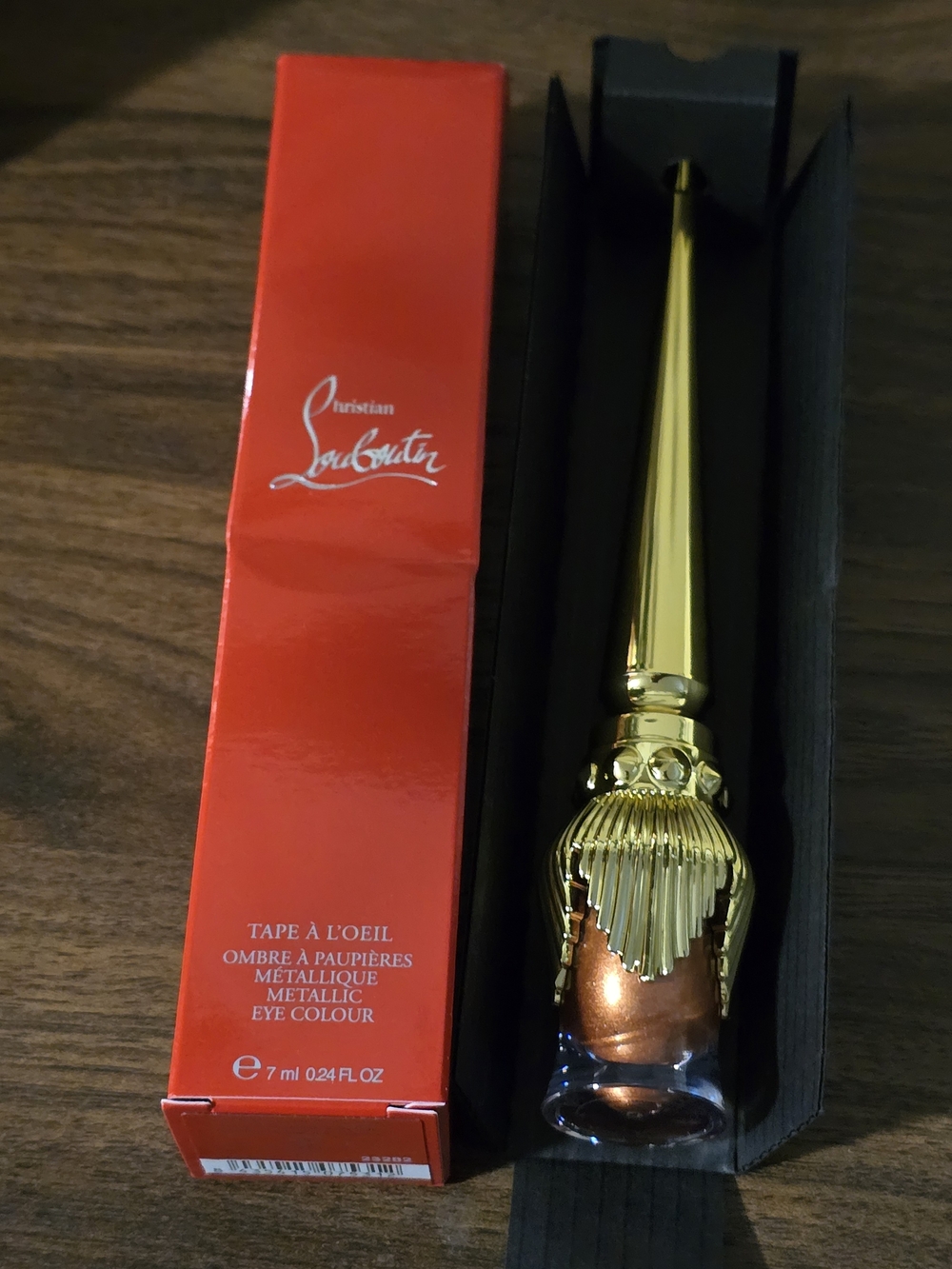 Christian Louboutin Tape À L'Oeil Metallic Fluid Eyeshadow Topaze 590 7ml NIB